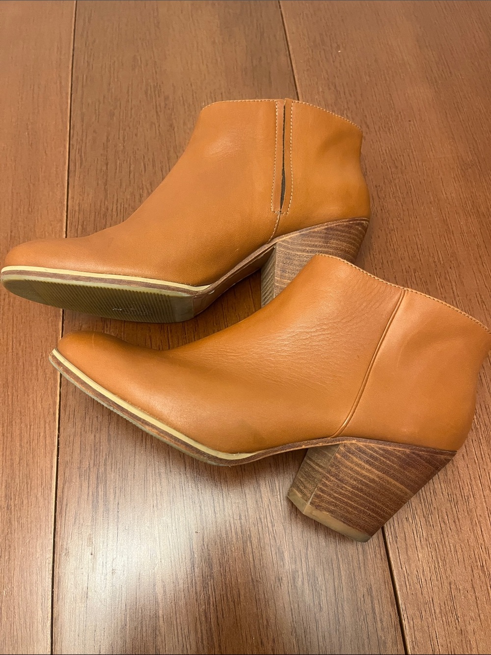 Rachel Comey Mars Booties US 8 Whiskey Brown Heeled Ankle Boots - Picture 4 of 13